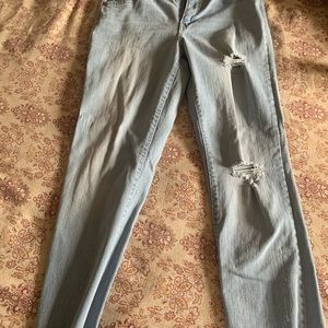 Light Blue Ripped Jeans